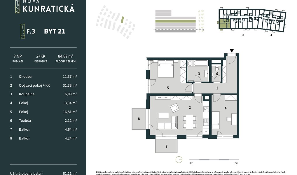 Prodej bytu 3+kk 81 m², Liberec – náhled fotky 2