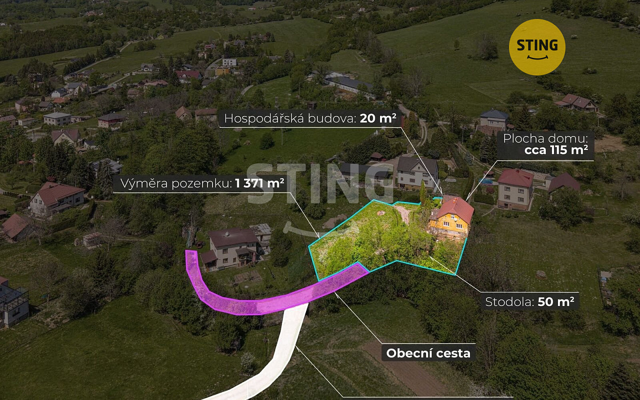 Prodej domu 135 m² s pozemkem 1 371 m²