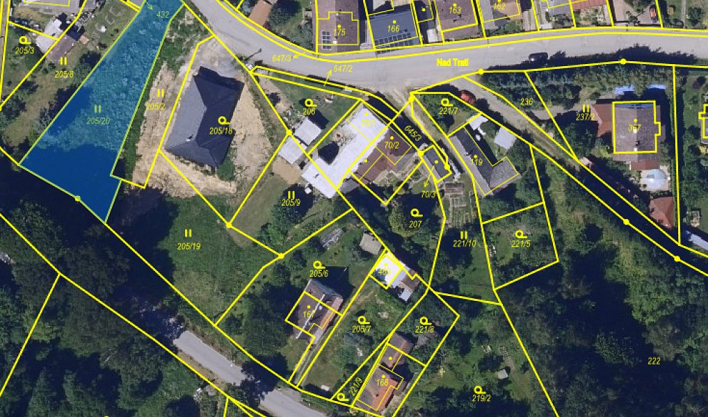 Prodej stavebního pozemku 819 m², Pohled – fotka 1 z 4