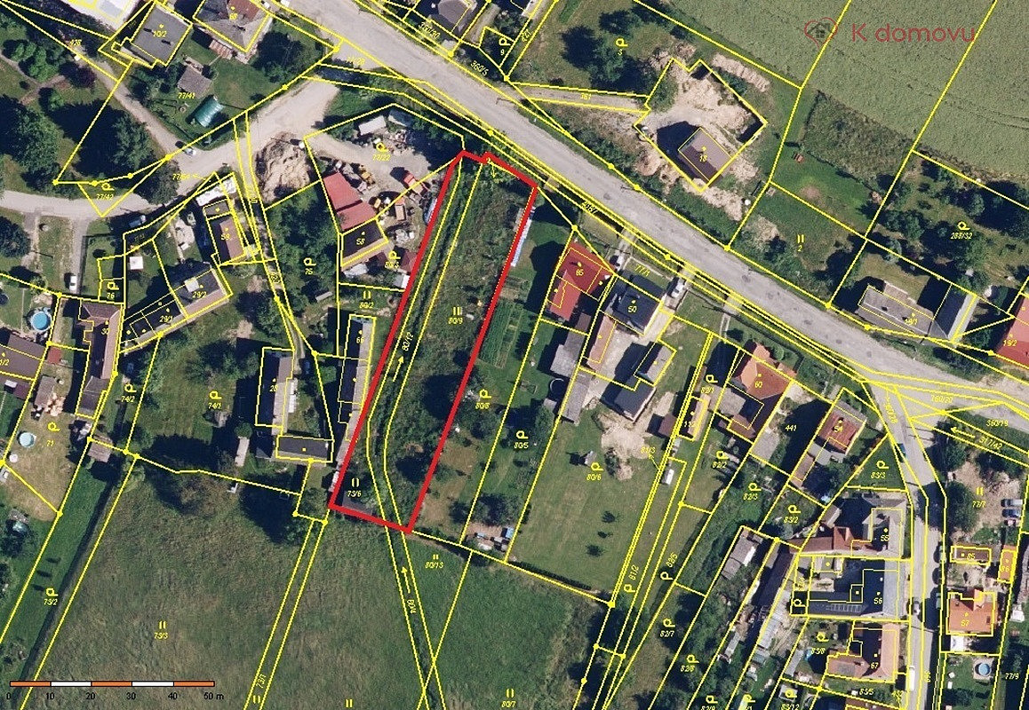 Prodej stavebního pozemku 1 860 m²