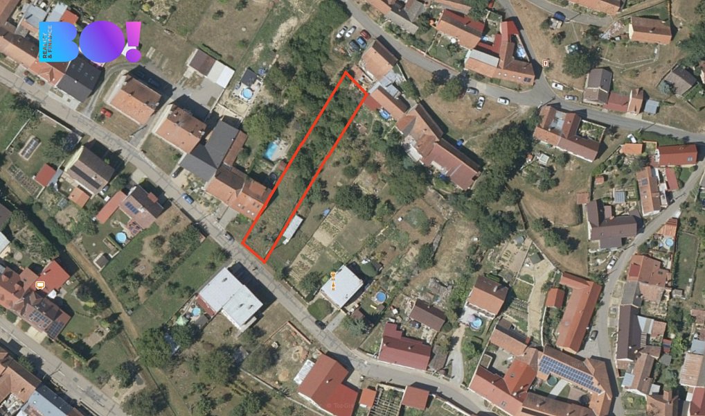 Prodej stavebního pozemku 724 m², Boleradice – fotka 1 z 4