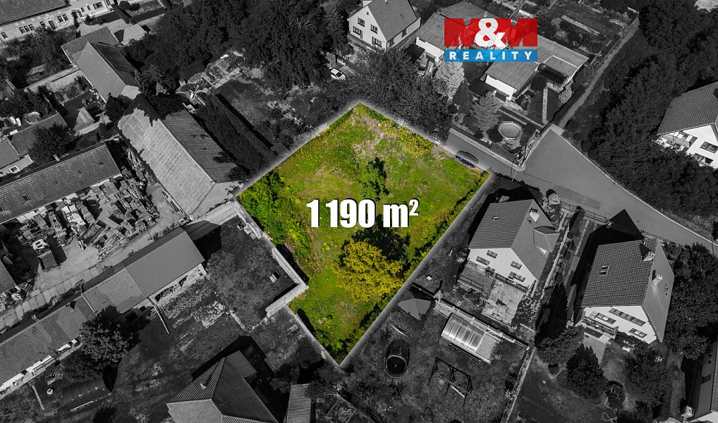 Prodej stavebního pozemku 1 190 m², Všetaty – fotka 1 z 9