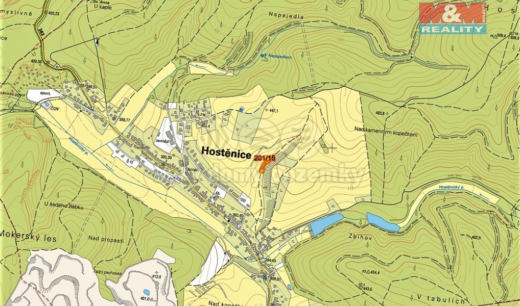 Prodej louky 644 m², Hostěnice – náhled fotky 2