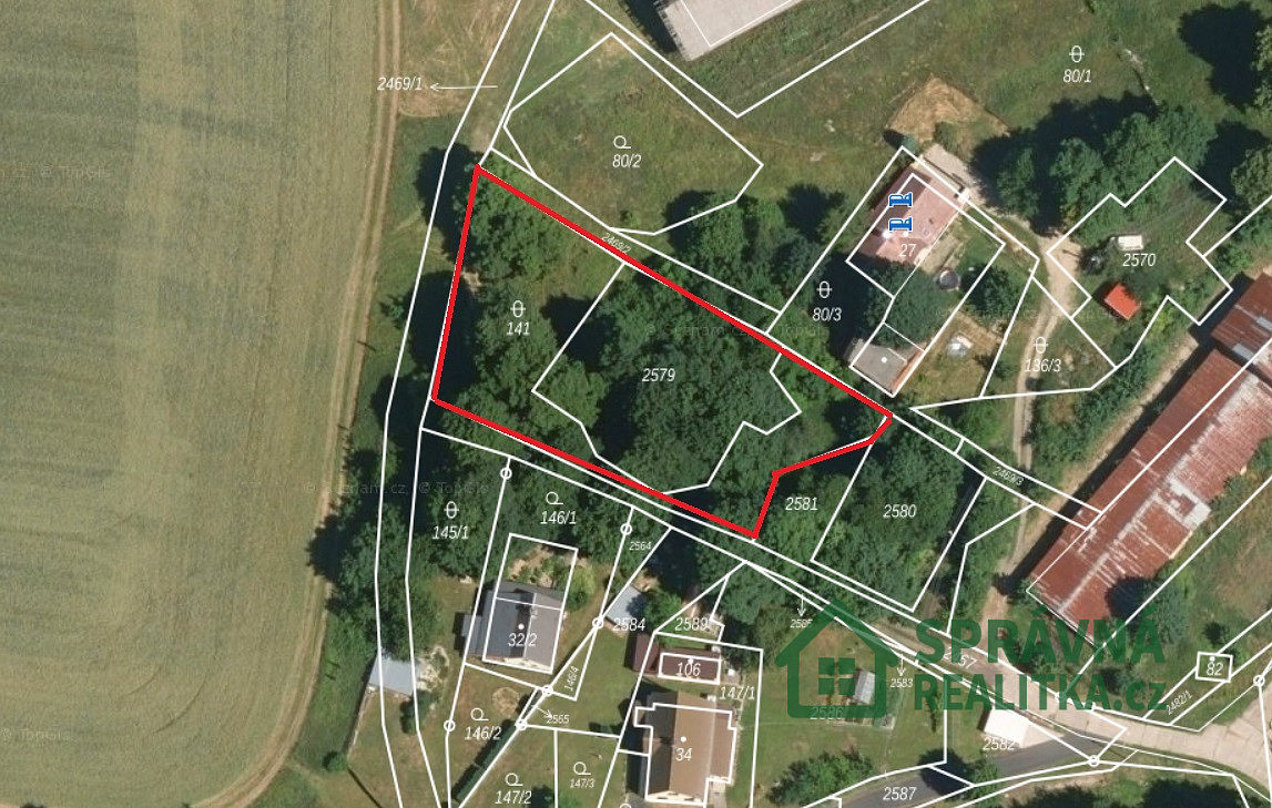 Prodej stavebního pozemku 1 484 m², Jindřichovice