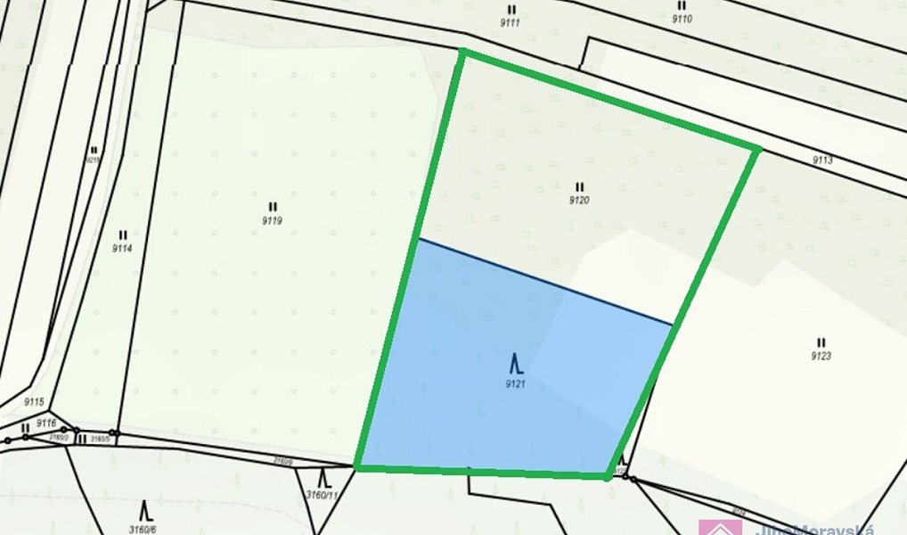 Prodej lesa 4 858 m², Klobouky u Brna – fotka 1 z 5