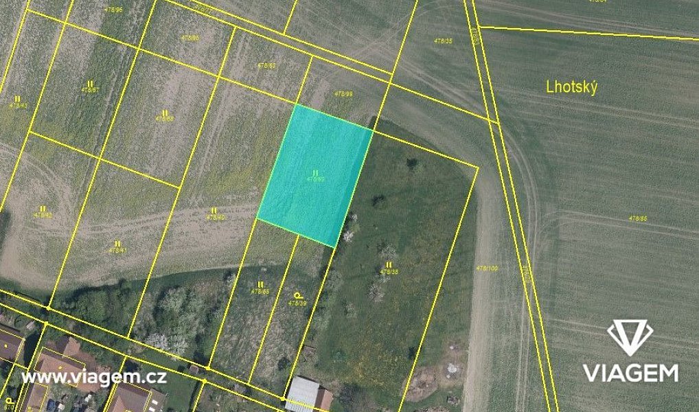 Prodej pole 264 m², Ostroměř – fotka 1 z 5