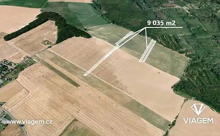 Prodej pole 2 258 m², Kuchařovice, okres Znojmo