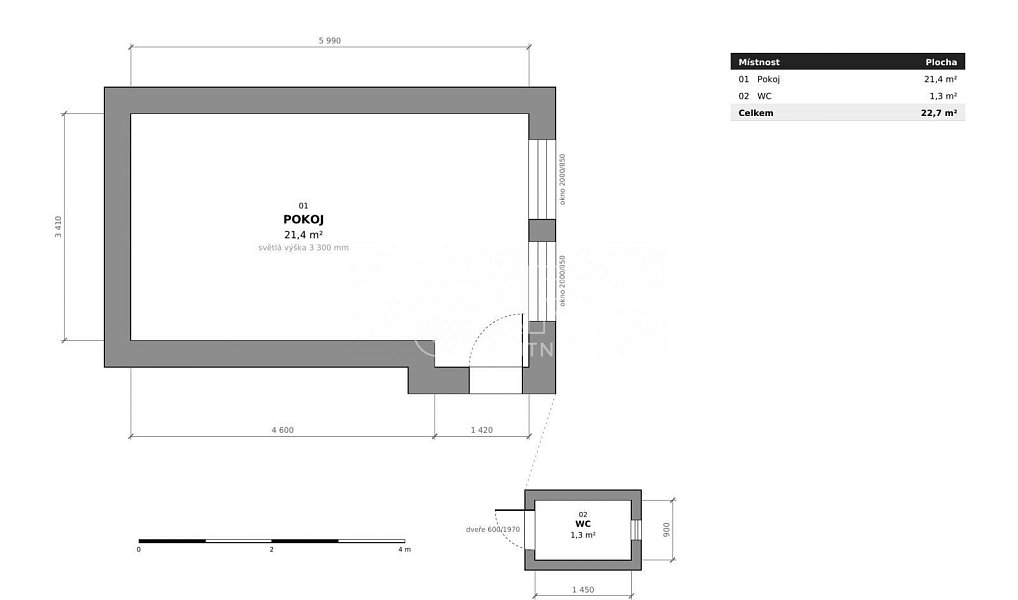 Prodej bytu 1+kk 23 m², Praha – náhled fotky 4