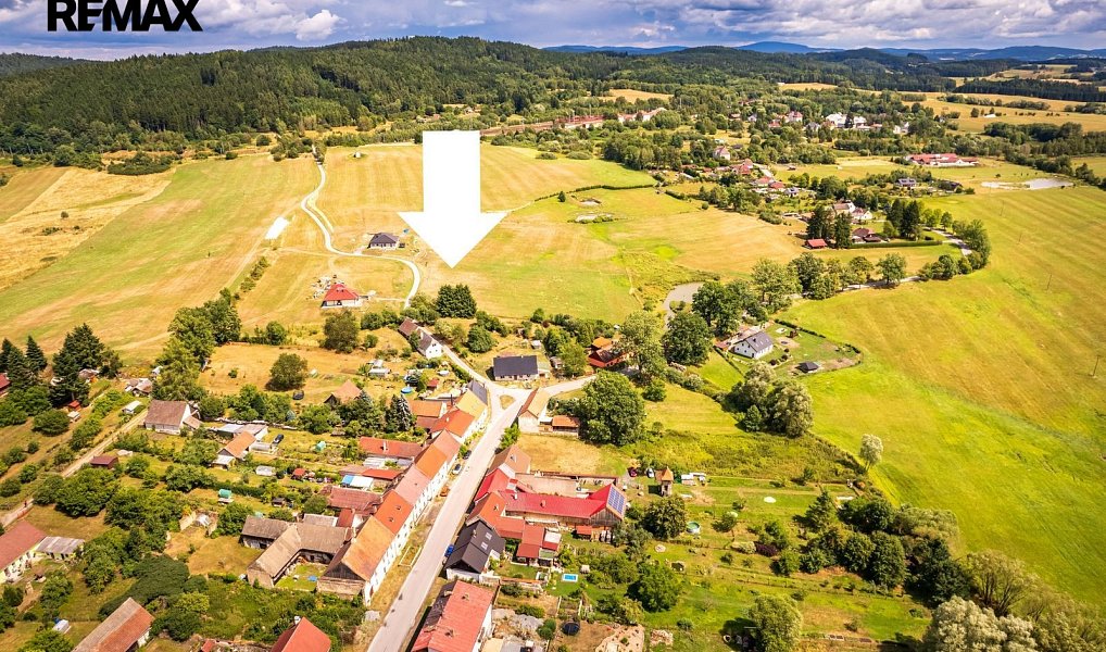 Prodej stavebního pozemku 4 020 m², Horní Dvořiště – fotka 1 z 19