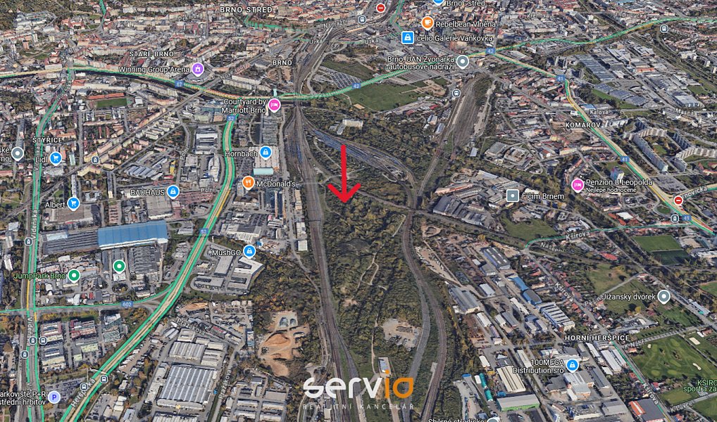 Prodej stavebního pozemku 8 257 m², Brno – náhled fotky 3