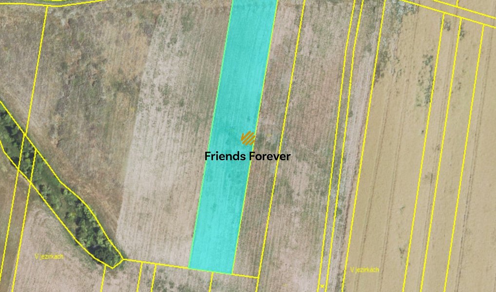 Prodej pole 7 411 m², Krušovice – fotka 1 z 3