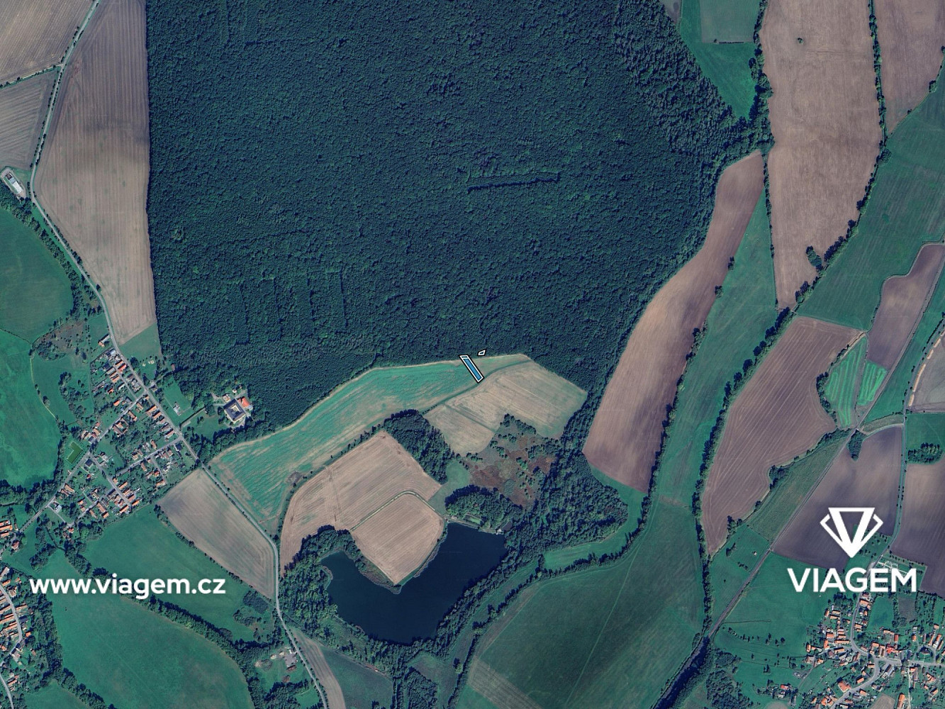 Pole 1 387 m², Podíl 50 % o výměře 694 m² – pohled 3