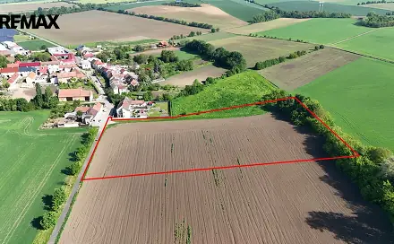 Prodej pole 13 726 m², Bystročice, okres Olomouc