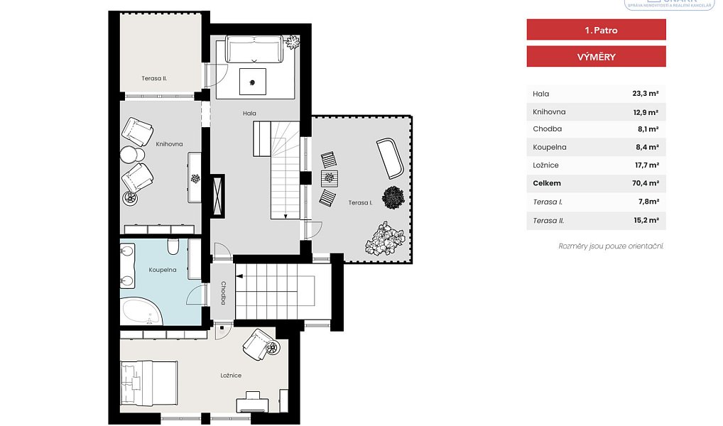 Prodej domu 268 m² s pozemkem 580 m², Dobříš – náhled fotky 24