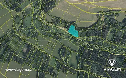 Prodej zahrady 2 274 m², Poniklá, okres Semily