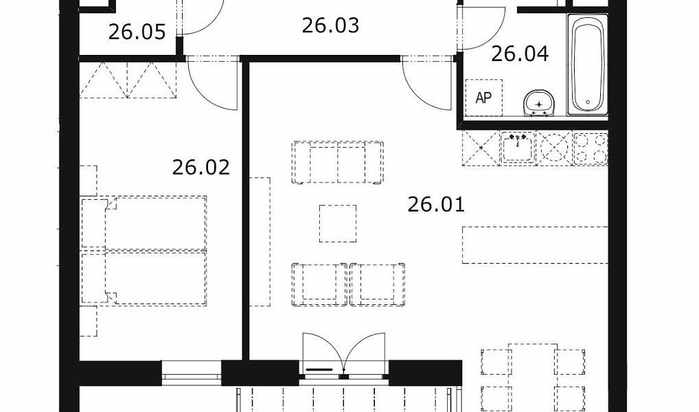 Prodej bytu 2+kk 60 m², Hradec Králové – náhled fotky 4