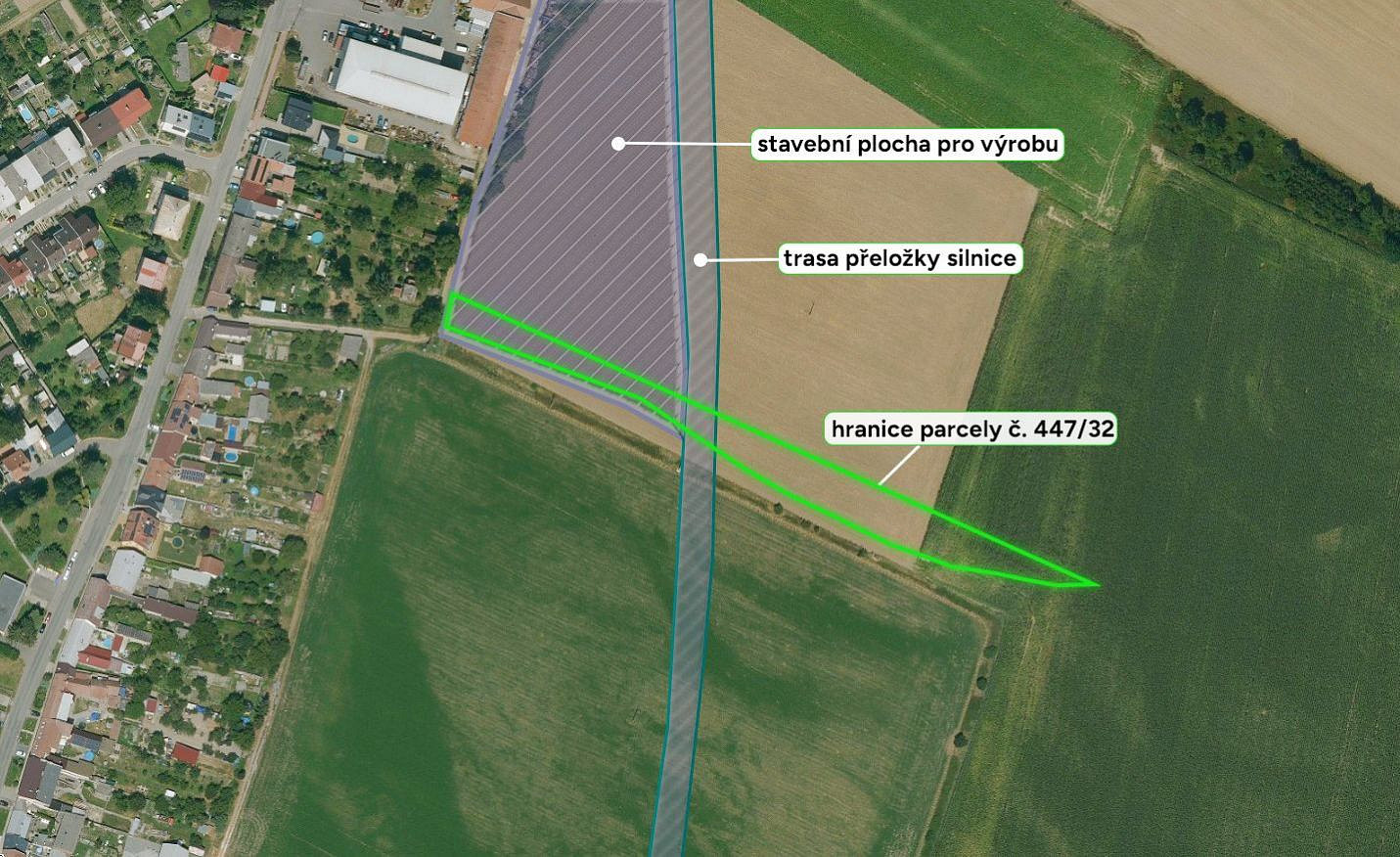 Prodej komerčního pozemku 1 127 m²