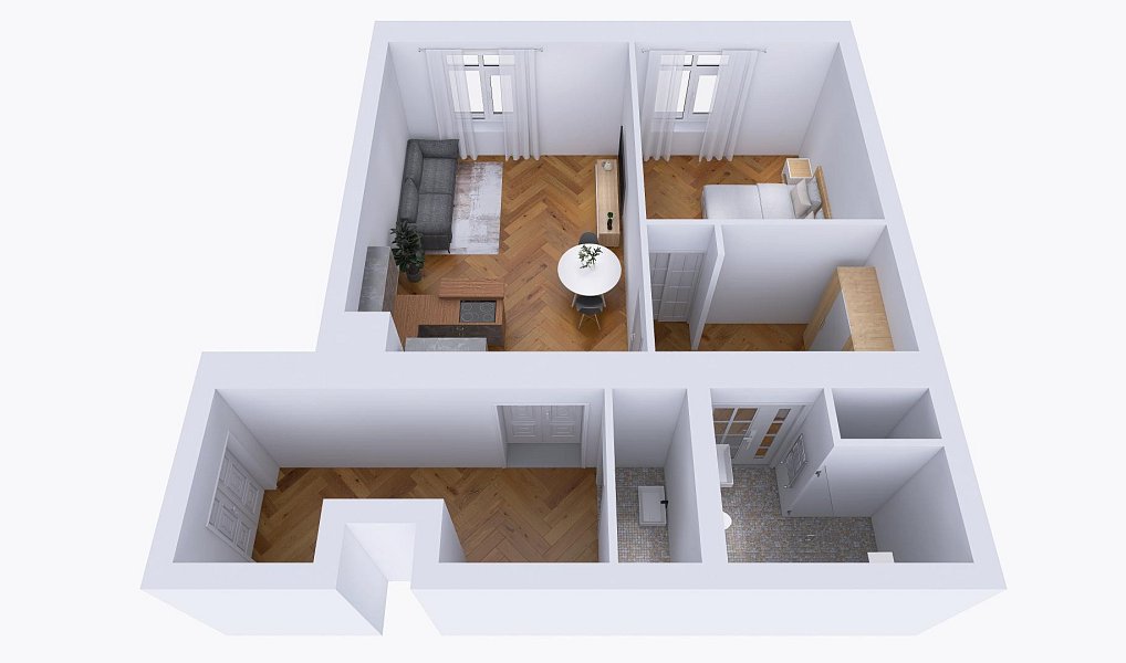 Pronájem bytu 2+kk 72 m², Praha – náhled fotky 15