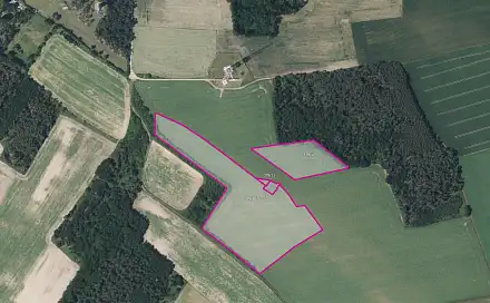 Prodej pole 46 020 m², Lhotka, okres Mělník