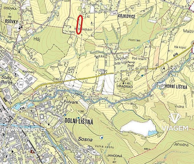 Prodej pole 222 m² – pohled 3