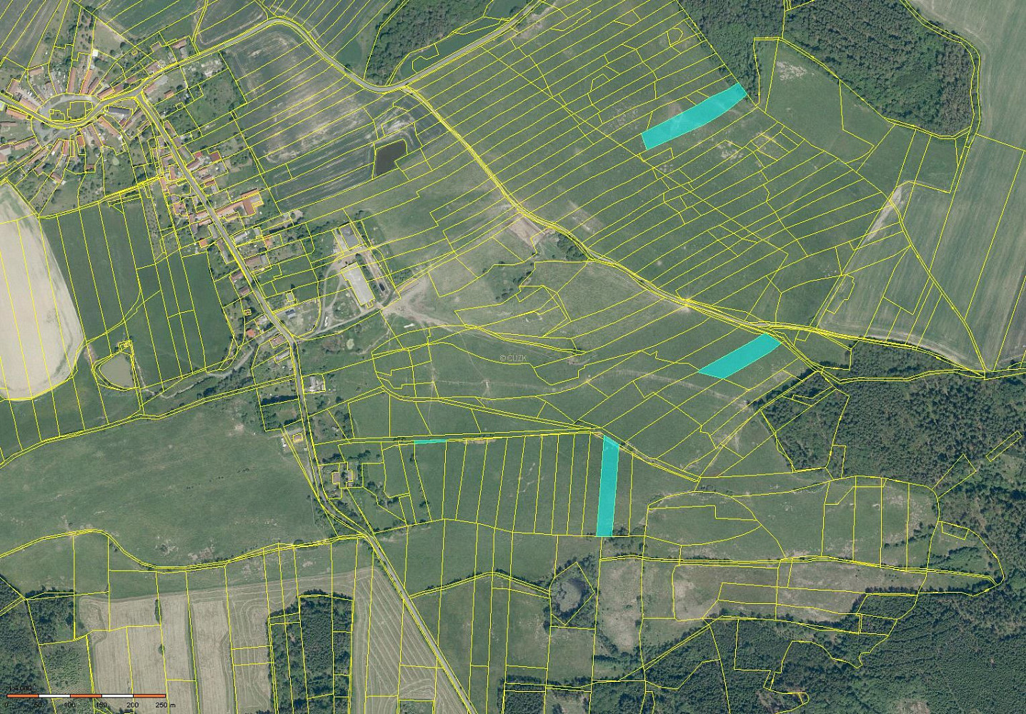 Prodej pole 12 536 m²