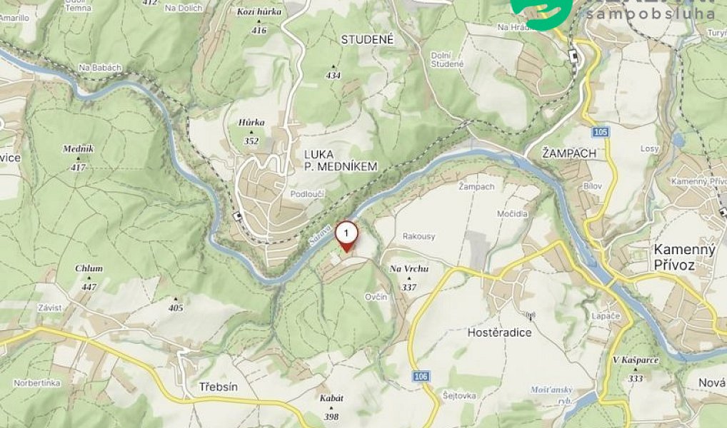Prodej zahrady 679 m², Krňany – náhled fotky 3