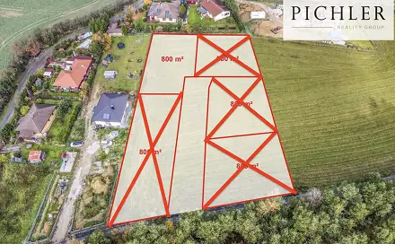 Prodej stavebního pozemku 801 m², Hromnice, okres Plzeň-sever