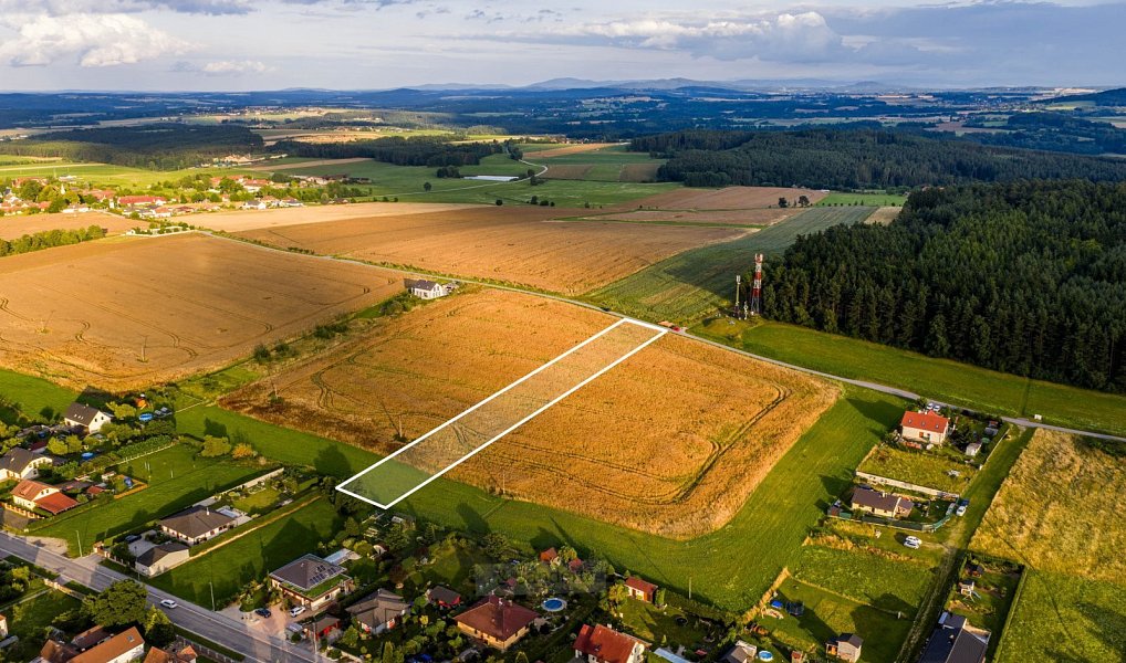 Prodej stavebního pozemku 5 135 m², Vrábče – náhled fotky 2