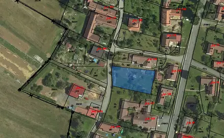 Prodej stavebního pozemku 600 m², Horní Štěpánov, okres Prostějov