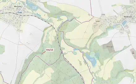 Dražba lesa 281 m², Vysoká