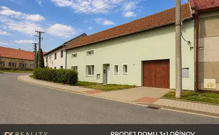 Prodej domu 90 m² s pozemkem 803 m², Dřínov, okres Kroměříž