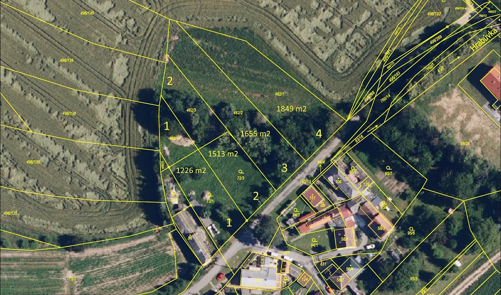 Prodej stavebního pozemku 1 655 m², Bílá Lhota – náhled fotky 14