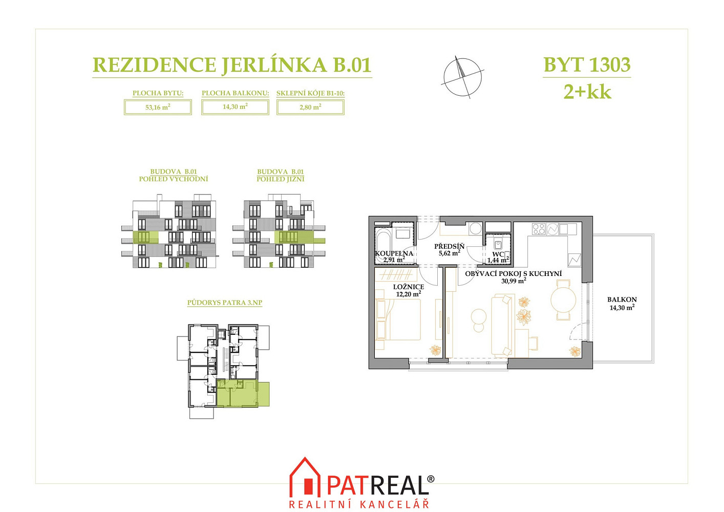 Prodej bytu 2+kk 67 m² — photo 2