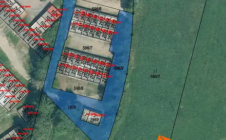 Prodej komerčního pozemku 347 m², Milevsko, okres Písek
