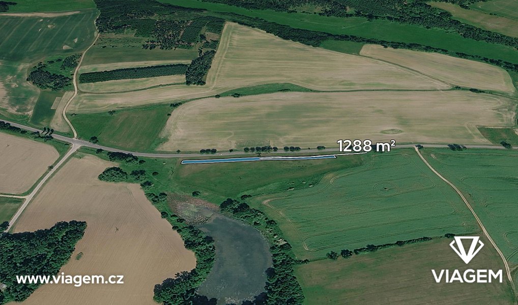 Prodej pole 644 m², Štěkeň – fotka 1 z 5