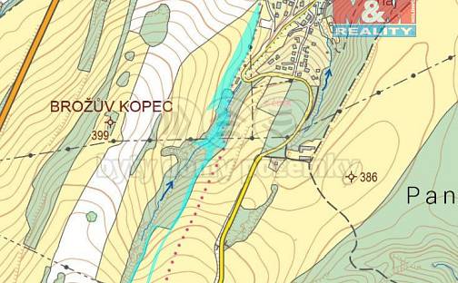 Prodej lesa 17 253 m², Fulnek - Jerlochovice, okres Nový Jičín
