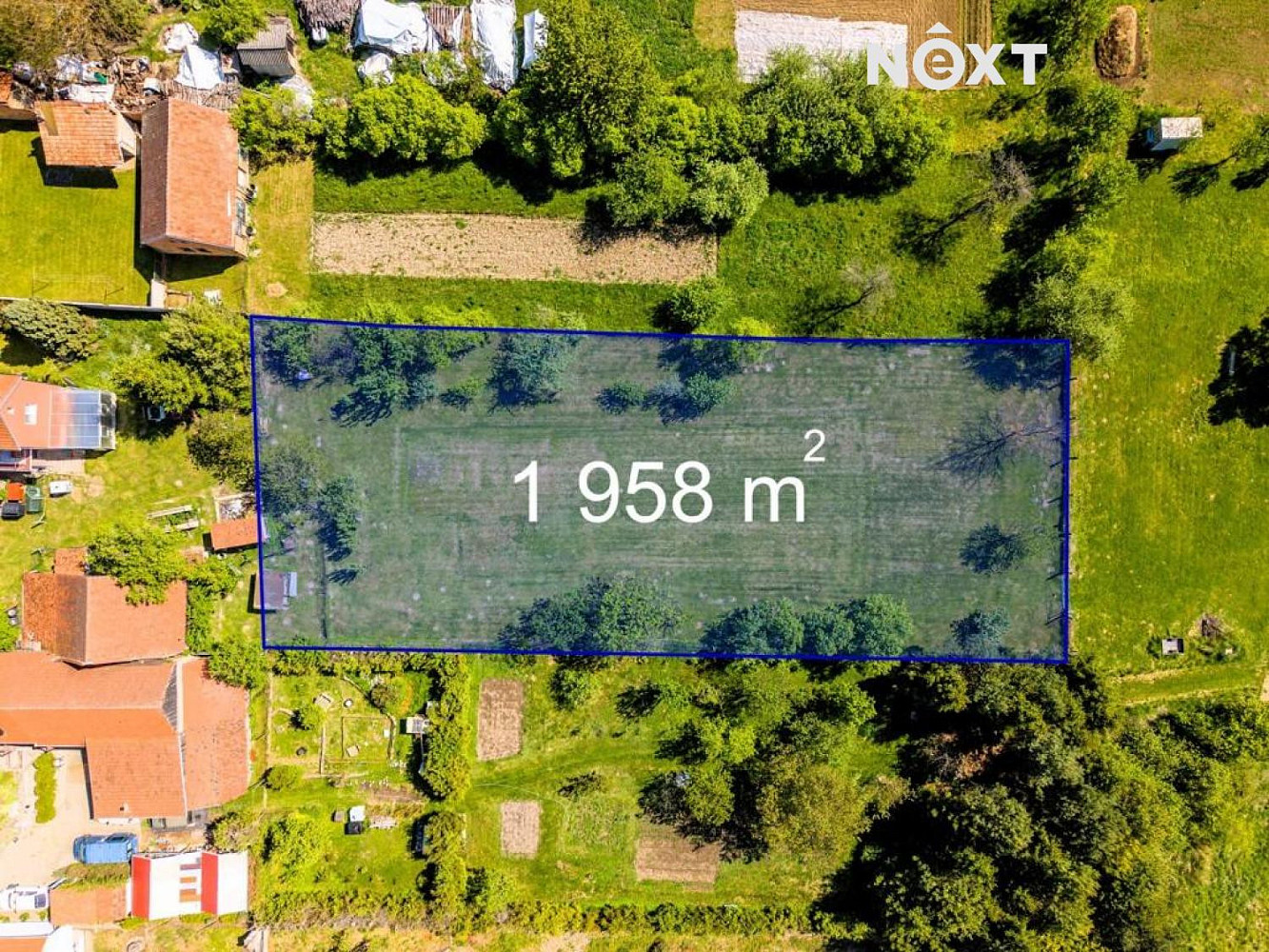 Prodej stavebního pozemku 1 958 m² – fotografie 2