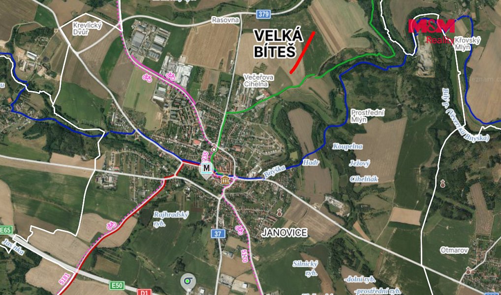 Prodej pole 6 266 m², Velká Bíteš – náhled fotky 3