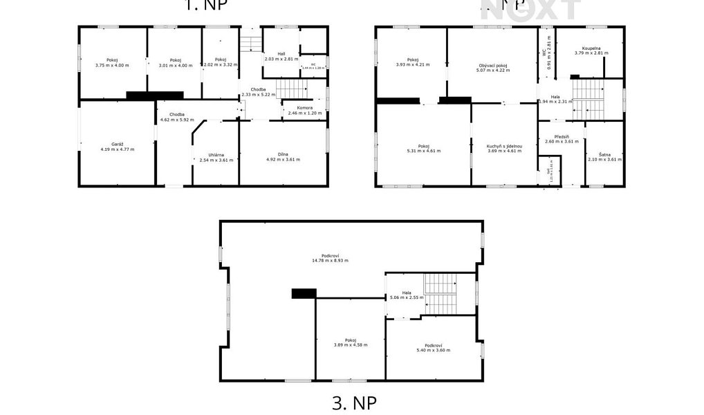 Prodej domu 205 m² s pozemkem 700 m², Bukovina u Čisté – náhled fotky 4