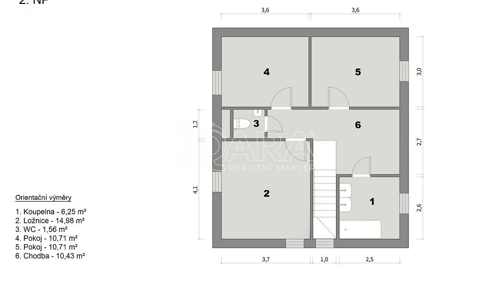 Prodej domu 113 m² s pozemkem 505 m², Tehov – náhled fotky 26